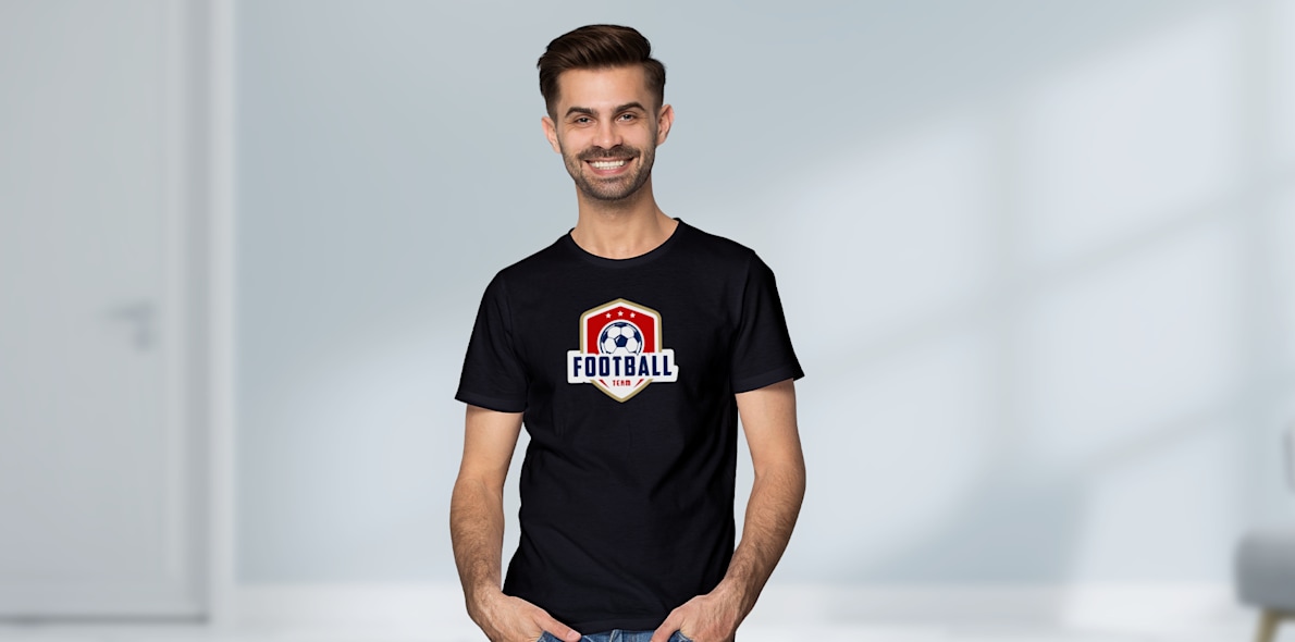 Men s Cotton T shirts Custom Round Neck T shirt Printing Online